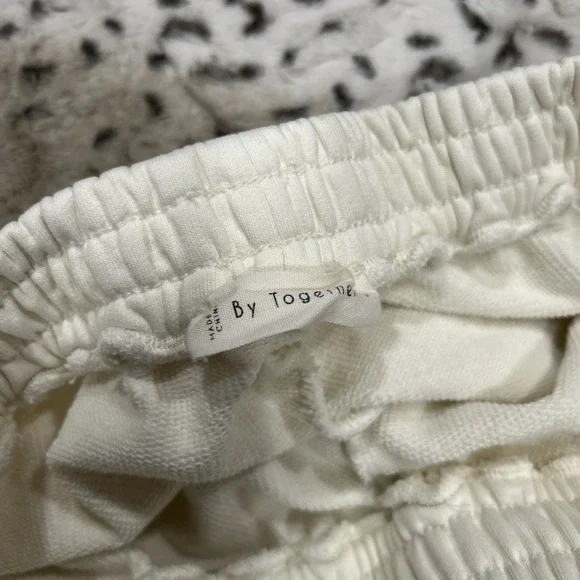 By Together 100% Cotton French Terry Shorts With USA Patch Size S - Picture 5 of 8